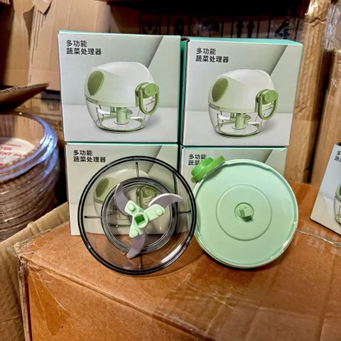 Dụng Cụ Xay Tỏi Ớt Kéo Tay