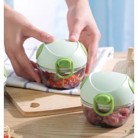 Dụng Cụ Xay Tỏi Ớt Kéo Tay