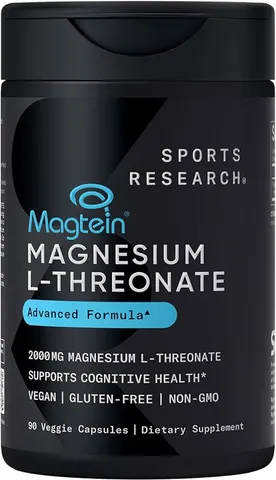 Viên uống bổ sung Magie Magtein Magnesium L-Threonate 2000mg 90 vien - Hỗ trợ sức khỏe não bộ và giảm căng thẳng hiệu quả