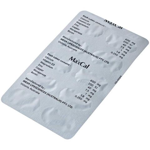 Viên uống hỗ trợ giảm nguy cơ loãng xương Maxcal Mega (3 vỉ x 10 viên)