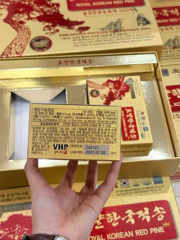 Tinh Dầu Thông Đỏ Hoàng Gia Hàn Quốc 120 Viên - Hỗ Trợ Tim Mạch, Kiểm Soát Đường Huyết, Cải Thiện Sức Khỏe
