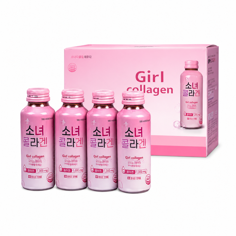 (Hàn Quốc) Nước Uống Girl Collagen 1000mg Chính Hãng Collagen Đẹp Da Hỗ Trợ Cải Thiện Độ Đàn Hồi, Giảm Khô Sạm, Cho Da Căng Mịn