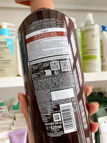 Dầu Gội Giảm Gãy Rụng Tóc L'Oreal Paris Elseve Fall Resist 3X Shampoo 620ml - Nuôi Dưỡng Tóc Chắc Khỏe, Ngăn Rụng Tóc