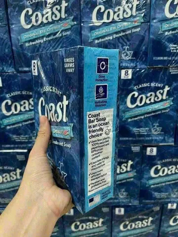 Xà Bông Coast Cục Hàng Mỹ Chính Hãng - Lốc 8 Cục Thơm Dịu Nhẹ, AnToan Cho Gia Đình, Vệ Sinh Cá Nhân
