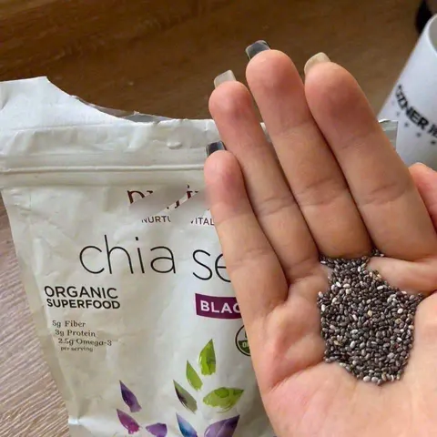 Hạt Chia Nutiva Organic Black Chia Seeds 907g Mỹ
