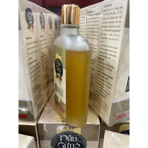 DẦU GỪNG 50ml Hỗ Trợ Giúp Giảm Đau Giúp Làm Ấm Nóng Da Phòng Cảm 795353
