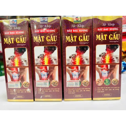 Xịt Khớp Dây Đau Xương Mật Gấu Giảm Căng Cơ Đả Thông Kinh Mạch 100ml