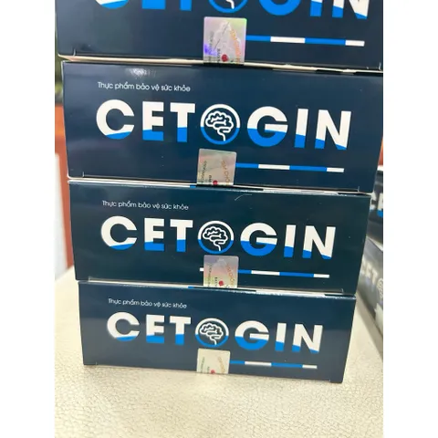 CETOGIN HỘP 60 Viên Hỗ Trợ Tăng Cường Tuần Hoàn Máu não 795369