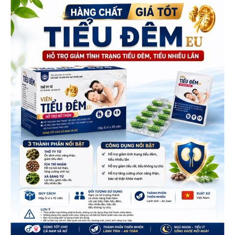 VIÊN TIỂU ĐÊM HỘP 50 VIÊN HỖ TRỢ BỔ THẬN GIẢM TIỂU ĐÊM TIỂU KHÓ 795372