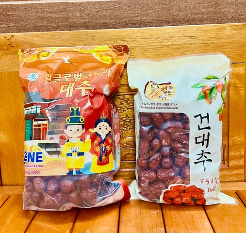 Táo Đỏ Sấy Khô Samsung Boeun Jujube Hàn Quốc - Snack Lành Mạnh, Giàu Dinh Dưỡng, Hỗ Trợ Sức Khỏe Tim Mạch và Làm Đẹp Da
