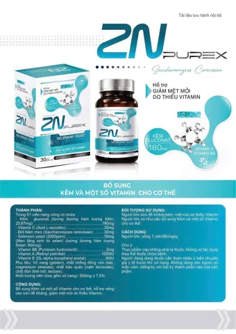 TẰNG CƯỜNG SỨC ĐỀ KHÁNG - GIẢM MỆT MÕI DO THIẾU VITAMIN - KẼM GLUCONAT