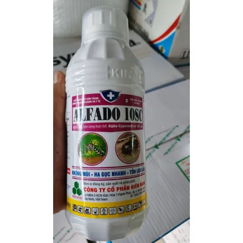 Thuốc Diệt Muỗi & Côn Trùng ALFADO 10SC 1000ml – Alpha Cypermethrin 10% – Hiệu Lực Nhanh, Lưu Hiệu Lâu, Dễ Pha Sử Dụng.