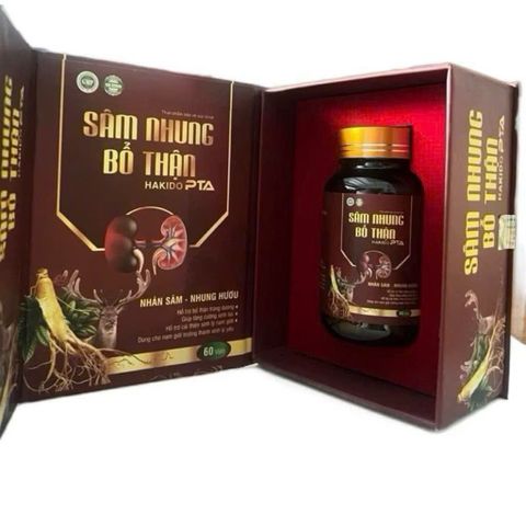 SÂM NHUNG BỔ THẬN HAKIDO LỌ 60 VIÊN