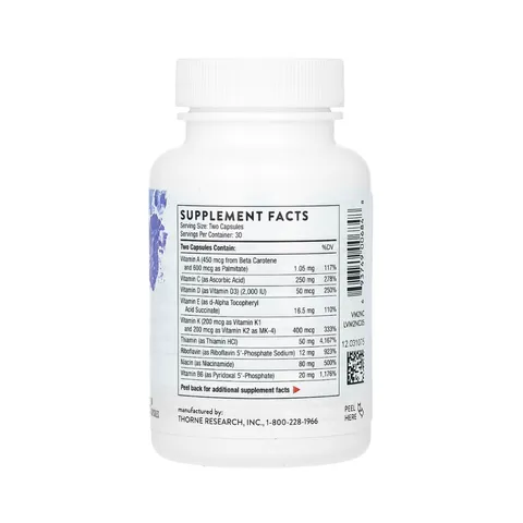 Viên Uống Bổ Sung Vitamin Khoáng Chất Thorne Nutrients Nhập Mỹ Hỗ Trợ Sức Khỏe Toàn Diện - Hộp 60 viên & 120 viên - YoungFit