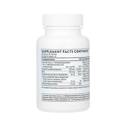 Viên Uống Bổ Sung Vitamin Khoáng Chất Thorne Nutrients Nhập Mỹ Hỗ Trợ Sức Khỏe Toàn Diện - Hộp 60 viên & 120 viên - YoungFit
