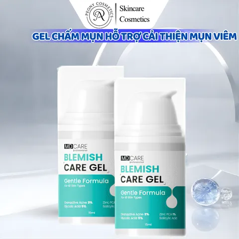 Gel chấm mụn MD care Blemish care gentle formula gel 15ml giảm mụn viêm