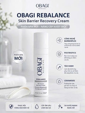 Kem Dưỡng Tái Sinh Sữa Chữa Phục Hồi Da Obagi Rebalance Skin Barrier Recovery -chính hãng thương hiệu Mỹ