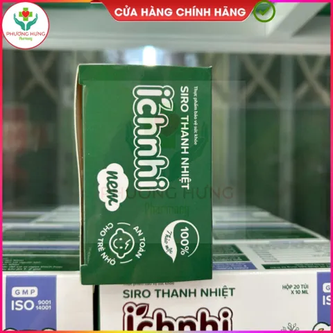 Siro Thanh Nhiệt Tiêu Độc Ích Nhi, Giúp Giải độc,Mát Gan,Giảm Mẩn Ngứa,Nhiệt Miệng-Hộp 20 Ống