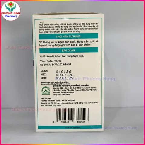 Men Vi Sinh InoProtics Gold Ích Nhân Bổ Sung Lợi Khuẩn Đường Ruột,Giảm Rối Loạn Tiêu Hóa - Hộp 100V