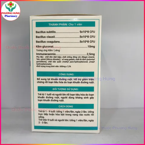 Men Vi Sinh InoProtics Gold Ích Nhân Bổ Sung Lợi Khuẩn Đường Ruột,Giảm Rối Loạn Tiêu Hóa - Hộp 100V