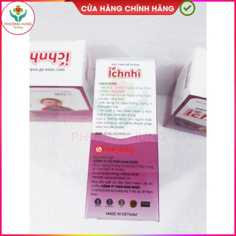 Siro Tăng Đề Kháng Ích Nhi, Giúp Tăng Cường Sức Đề Kháng Cho Trẻ, Bé Khỏe Nhanh - Hộp 15 Ống