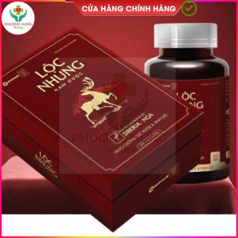 Lộc Nhung Nam dược Giúp Tăng Cường Sinh Lực, Bổ Khí Huyết, Bổ Thận, Giảm Mệt Mỏi - Hộp 30 Viên