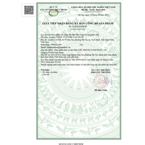 Lộc Nhung Nam dược Giúp Tăng Cường Sinh Lực, Bổ Khí Huyết, Bổ Thận, Giảm Mệt Mỏi - Hộp 30 Viên