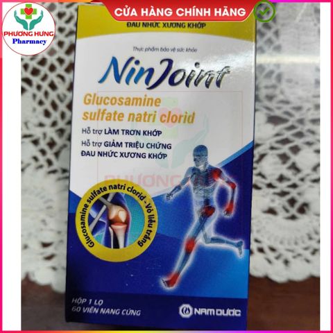 Nin Joint Của Nam Dược Hỗ Trợ Tăng Sinh Dịch Khớp, Làm Trơn Khớp, Giảm Đau Nhức Xương Khớp - Lọ 60V