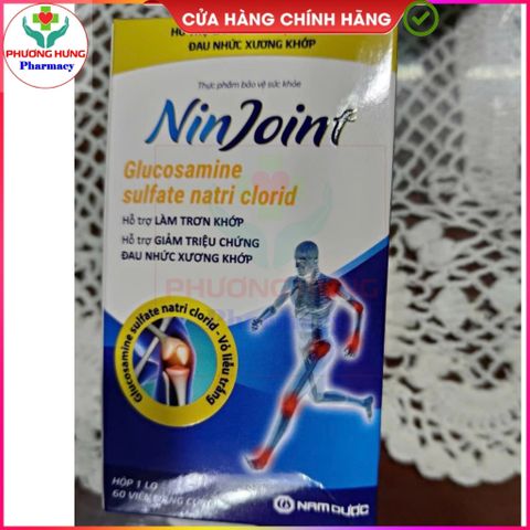 Nin Joint Của Nam Dược Hỗ Trợ Tăng Sinh Dịch Khớp, Làm Trơn Khớp, Giảm Đau Nhức Xương Khớp - Lọ 60V