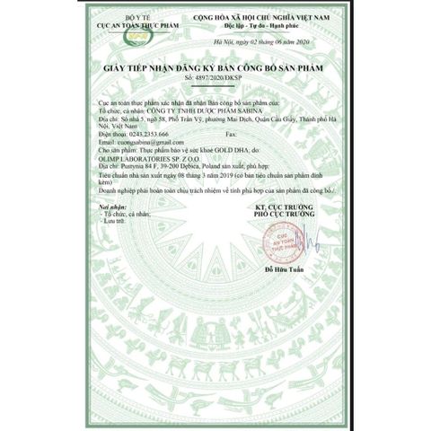Gold DHA Olimp Labs Giúp Bổ Sung DHA,Axit Folic Cho Phụ Nữ Có Thai Và Cho Con Bú-Hộp 30 Viên
