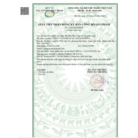 Chela Calcium D3-Bổ Sung Canxi,Vitamin D3 Cho Trẻ Từ  6 Tuổi,Người Lớn,Mẹ Bầu Và Cho Con Bú-Hộp 30V
