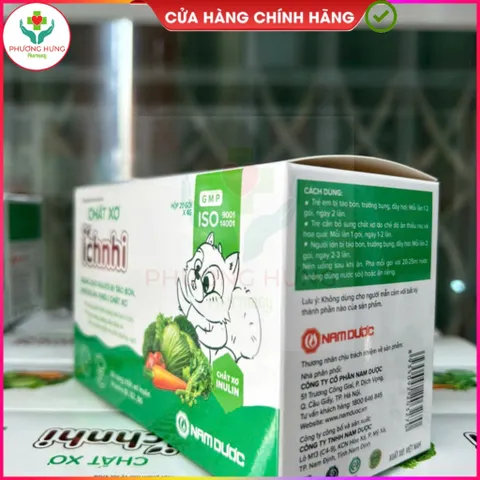 Chất Xơ Ích Nhi Bổ Sung Chất Xơ Inulin, Giúp Giảm Táo Bón, Tăng Cường Tiêu Hóa - Hộp 20 Gói