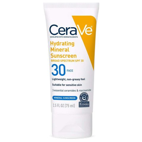 ( NK Chính Hãng) (Auth Nhập Khẩu) Kem chống nắng Cerave Hydrating Sunscreen Face SPF30 75ml