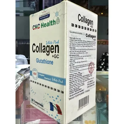 [NHẬP KHẨU CHÍNH HÃNG PHÁP] Collagen +GC Glutathion - Làm đẹp da từ bên trong, trắng da, sạch nám tàn nhang, sáng mịn