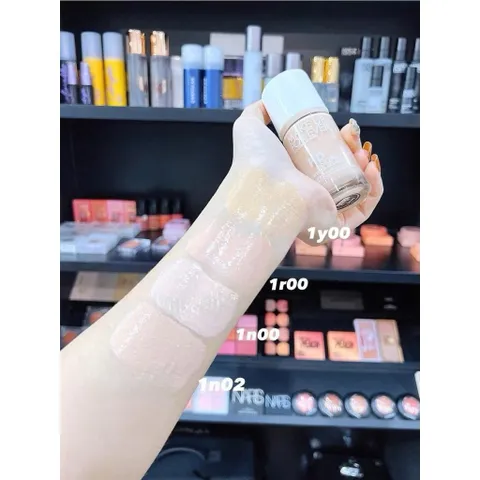 Kem Nền Make Up For Ever HD Skin Hydra Glow 30ml - Giúp Da Căng Bóng, Dưỡng Ẩm 24h, Lâu Trôi tone 1N00 da sáng tự nhiên 795521