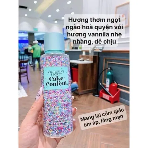 Thơm Body Victoria’s Secret Cake Confetti 250ml thơm dễ chịu 795549