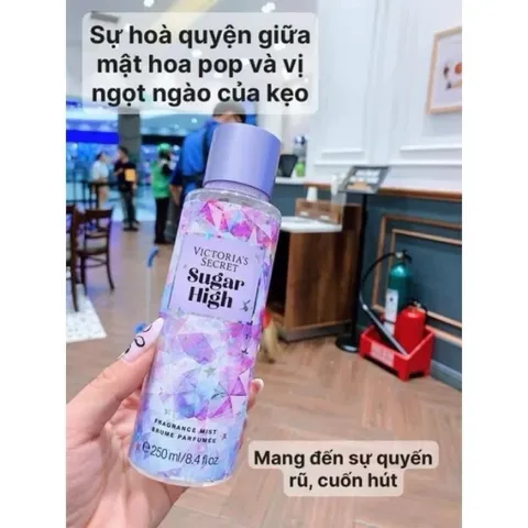 Xịt toàn thân Sugar high 250ml thơm hoa và trái cây 795556