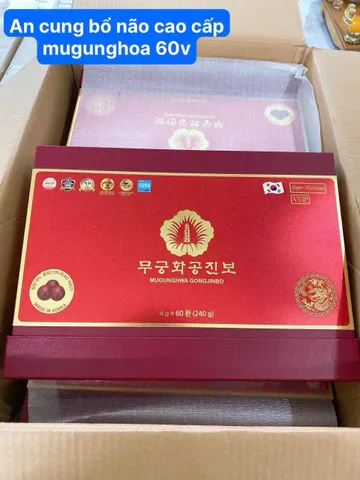 An Cung Chính Phủ Trầm Hương Mugunghwa Hàn Quốc - Hỗ trợ sức khỏe não bộ, 60 viên , quà tặng cao cấp