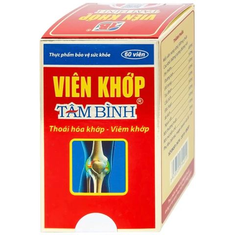 Viên uống giảm thoái hóa khớp viêm khớp Tâm Bình (60 viên)