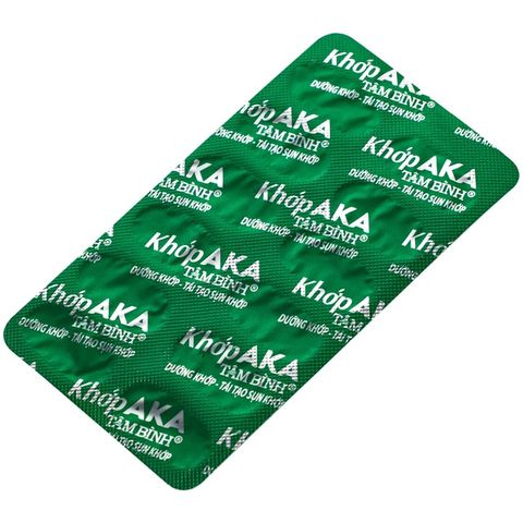 Viên uống dưỡng khớp, tái tạo sụn khớp AKA Tâm Bình (5 vỉ x 12 viên)