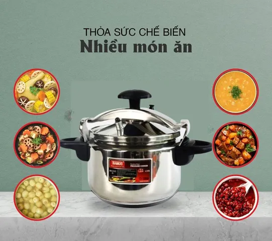 Nồi áp suất inox Tianxi BM-CS22 22cm - 5L