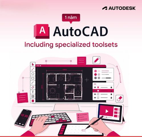 Nâng Cấp Tài Khoản Autodesk All App Chính Chủ 12 tháng -Bản Quyền