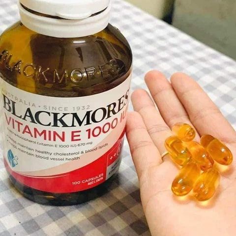 Viên Uống Bổ Sung Vitamin E 1000Iu Blackmores Natural 30 Viên