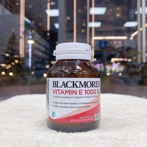 Viên Uống Bổ Sung Vitamin E 1000Iu Blackmores Natural 30 Viên