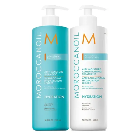 Bộ Dầu Gội Và Xả Dưỡng Ẩm Moroccanoil Airy Moisture 795648