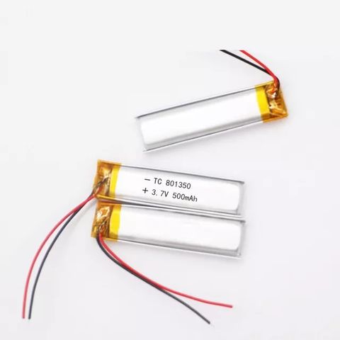 PIN LIPO 3.7V 500mAh 801350 (CÓ MẠCH BẢO VỆ), DÙNG CHO CÁC THIẾT BỊ ĐIỆN TỬ
