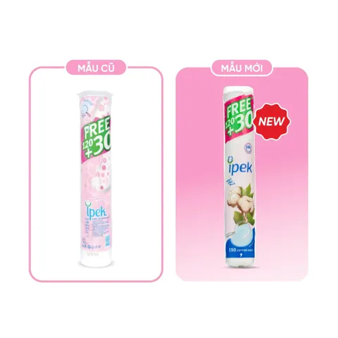 Bông tẩy trang Ipek siêu mềm mịn 150 miếng 795691