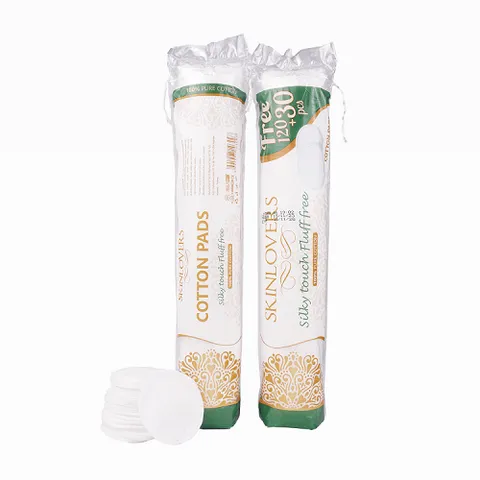 [Tặng quà] Combo 5 Bông Tẩy Trang Skinlovers Cao Cấp Làm Sạch Dịu Nhẹ Mềm Mịn Cho Da Nhạy Cảm 150 miếng