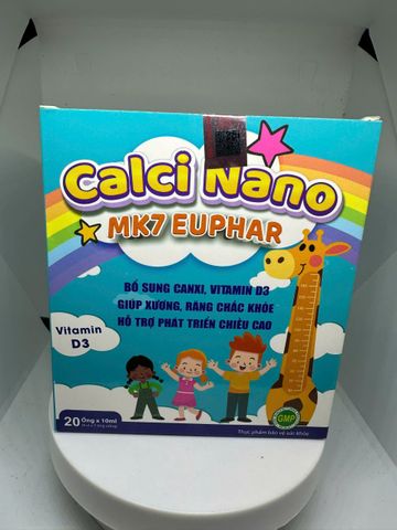 Calcinano mk7 euphar sữa non bổ sung Canxi phát triển chiều cao
