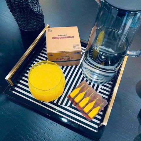 Tinh Chất Nghệ Nano Golden Gift Curcumin Gold Hàn Quốc - Hỗ Trợ Tiêu Hóa, Làm Đẹp Da, 100 Tép X 2 Gram 795773